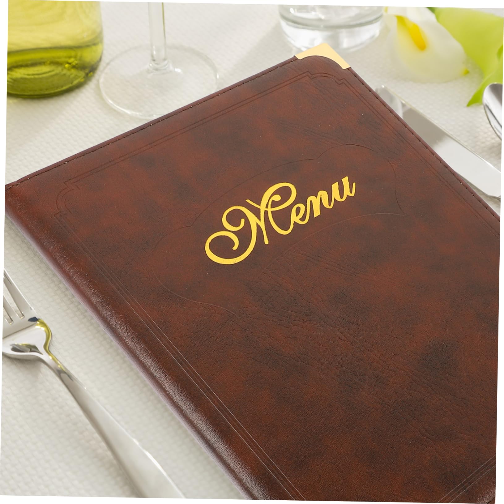 Carpeta de Menú A4 en Cuero para Bar y Restaurante
