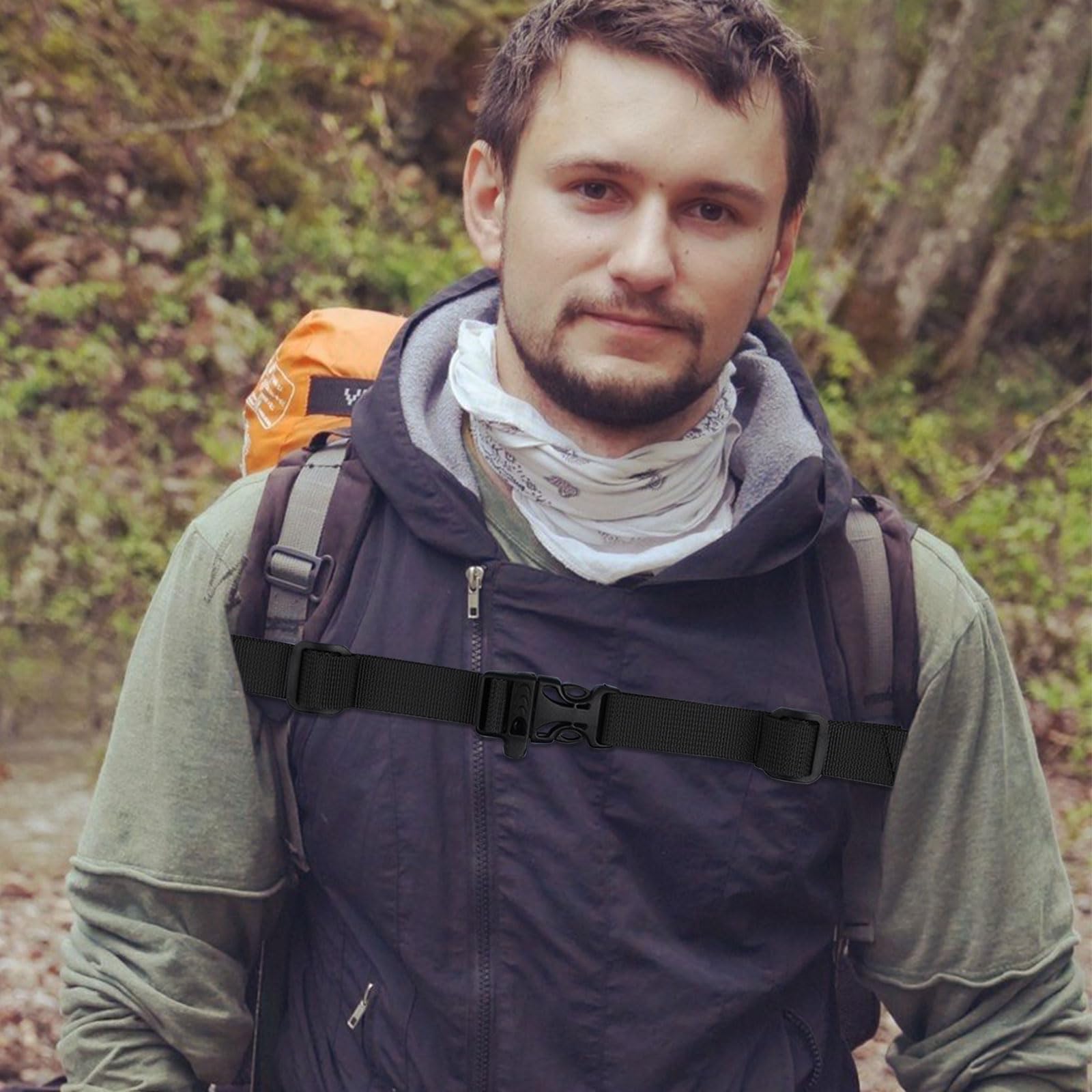 Accessoire Rando Jogging 2.5cm Sangles De Poitrine Wisdompro Pour Sac à Dos - Réglables Et Robustes Avec Boucle Rapide Boucle Sac à Dos