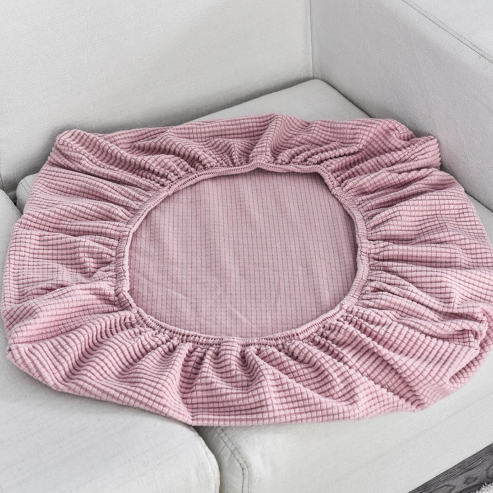 Sofa Cushion Covers Replacement,Stretch Sofa Seat Cover,1 2 3 4 Seater Highly Elastic Sofa Slipcovers for Living Room,L Shaped Corner Couch Seat Cover for Individual Cushion,Pink-2seat-x(95-135cm)