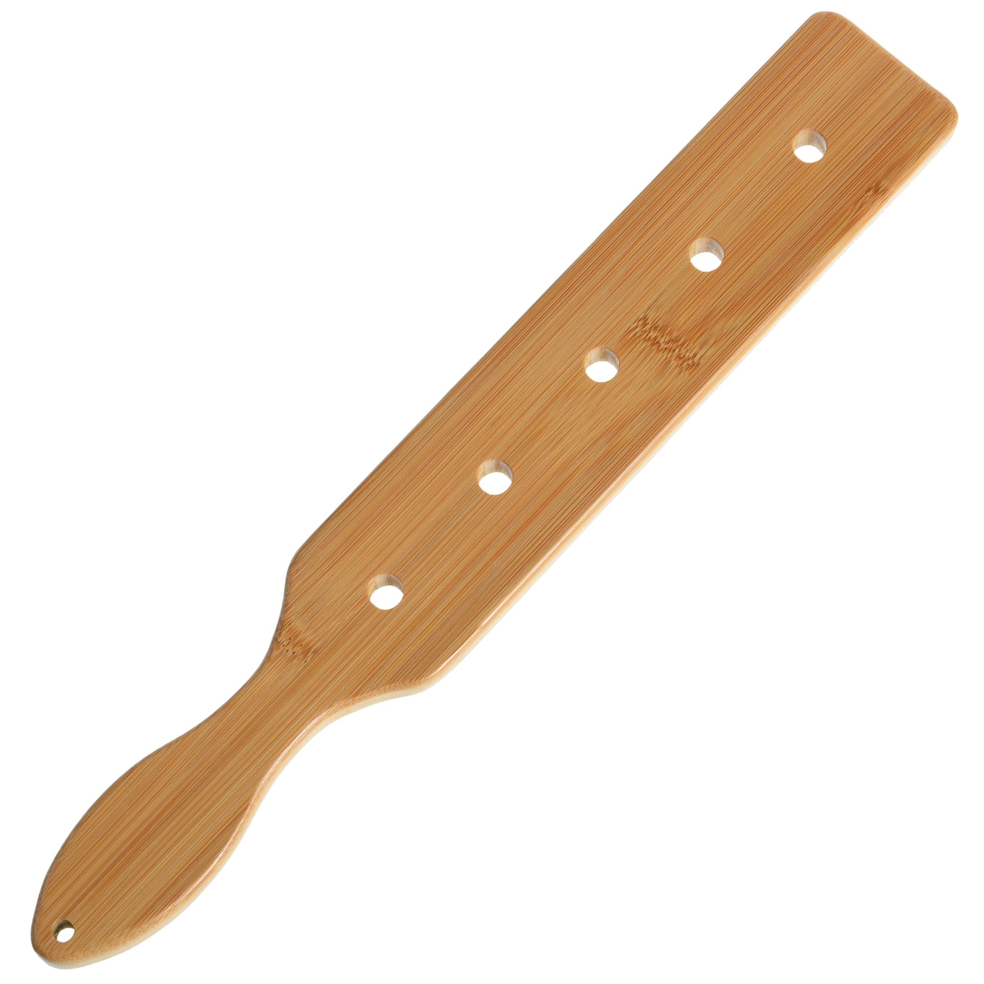 HILAZA Bamboo Wood Paddle, 14 Inch Wooden Paddle with Airflow Holes