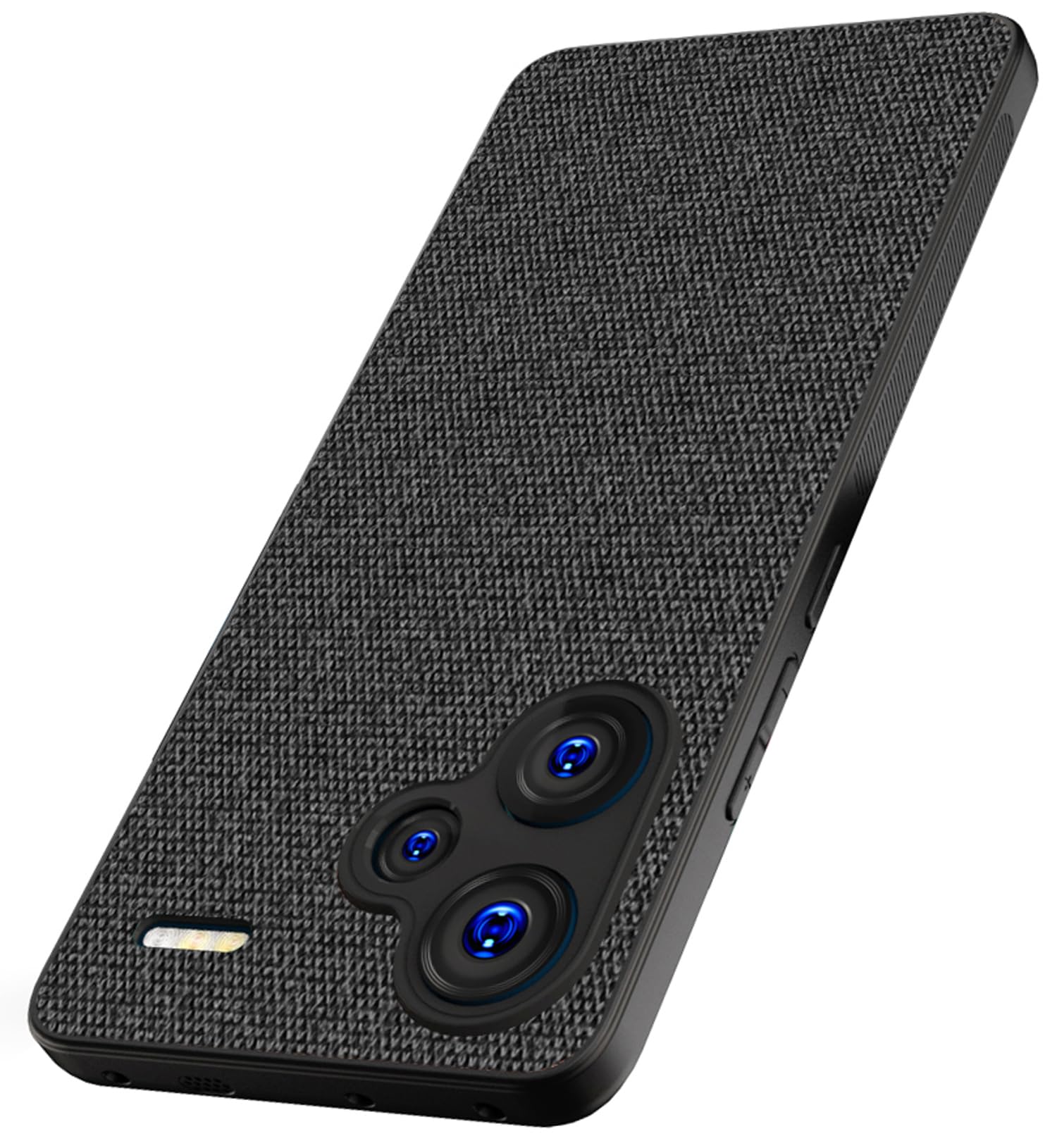 Kapa Soft Full Fabric Protective Back Case Cover for Redmi Note 13 PRO Plus | Shockproof Slim Hard Anti Slip Back Case (Black) (B0CV5CYM5Z) Amazon Price History, Amazon Price Tracker