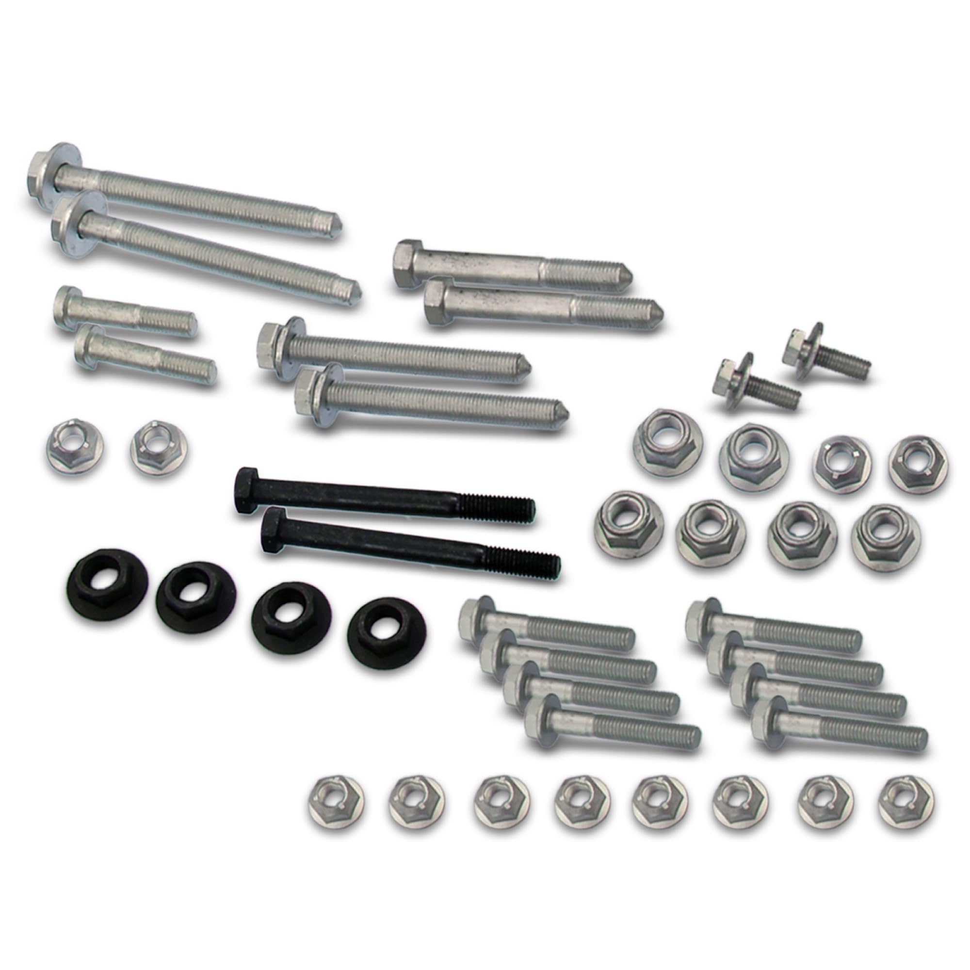 ATEC Germany 2x Querlenker vorne oben, 2x Querlenker vorne oben hinten, 2x Querlenker vorne unten hinten, 2x Querlenker vorne unten vorne, 2x Koppelstange, 2x Spurstange komplett inkl. Schraubensatz