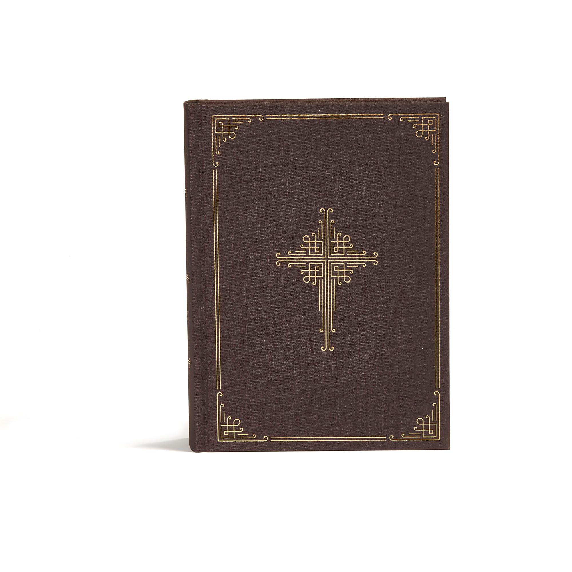 CSB Ancient Faith Study Bible, Brown Cloth Over Board, Black Letter, Church Fathers, Study Notes and Commentary, Articles, Profiles, Easy-to-Read Bible Serif Type
