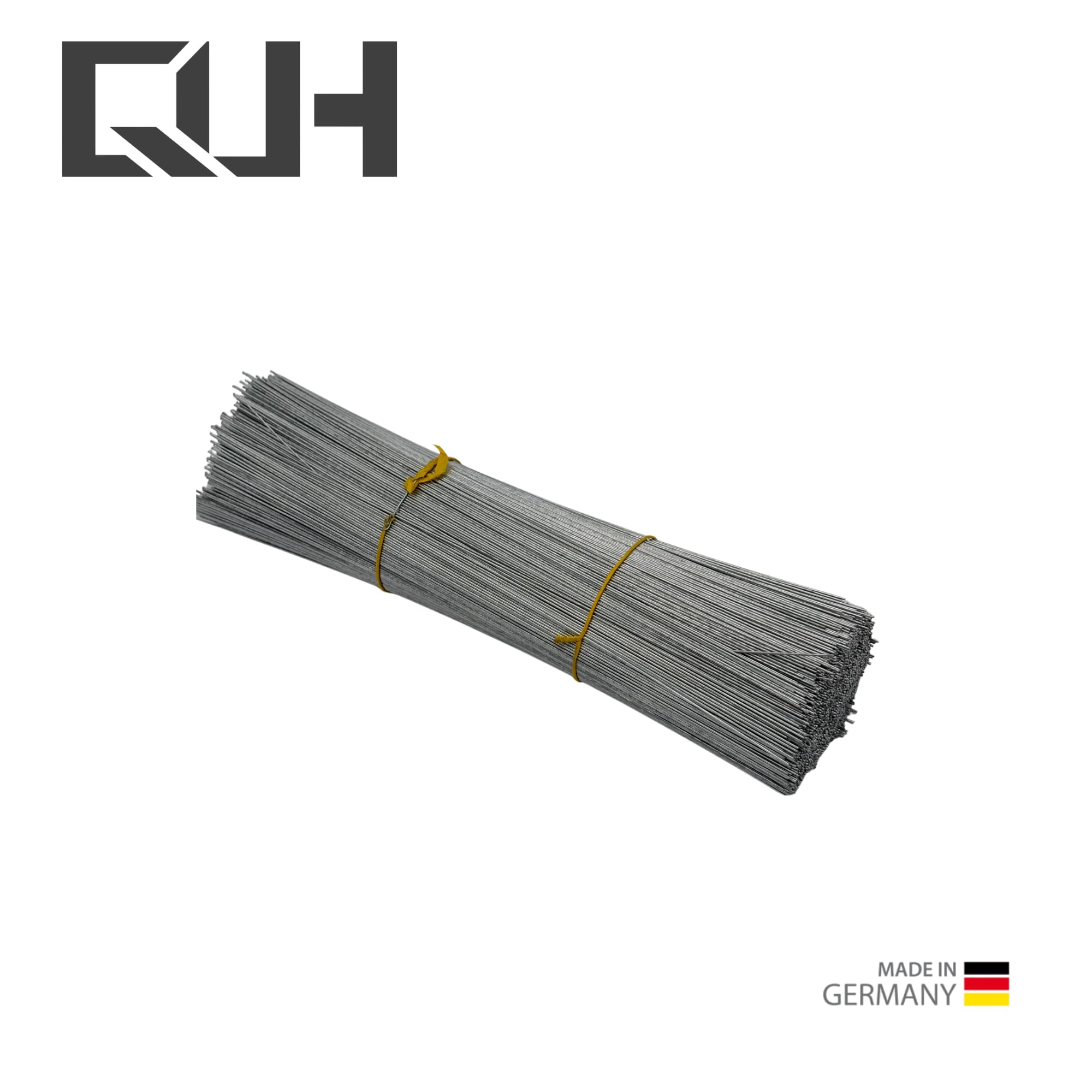 1 x 320 mm Etikettendraht Steckdraht Anhängedraht Bindedraht 1.000 Stück 320 mm lang Drahtdurchmesser = 1,0 mm Etiketten-Draht zur Befestigung von Etiketten, Eisendraht verzinkt