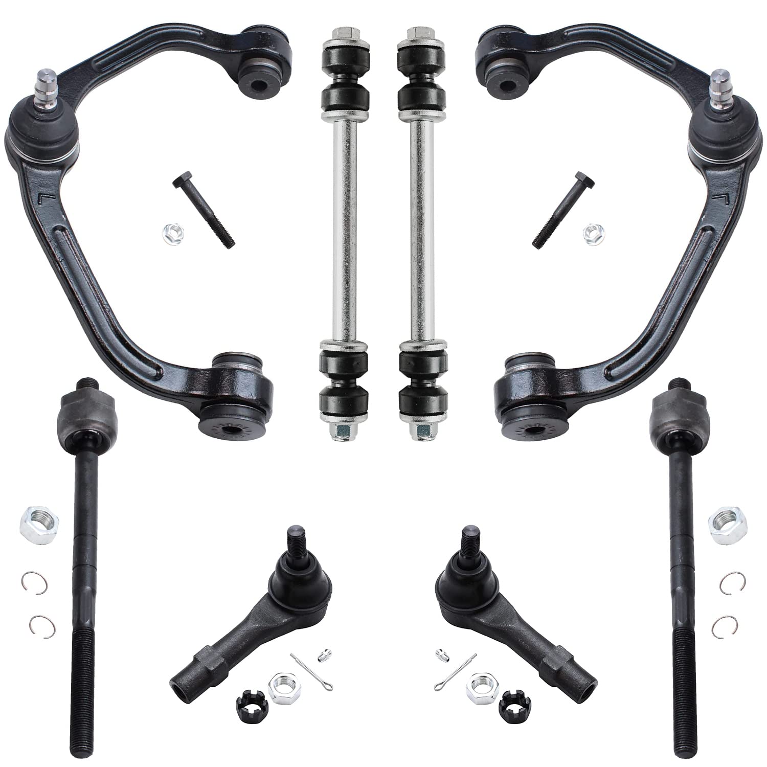 Detroit Axle - 8pc Front End Control Arms Kit for Ford Ranger Mazda B2300