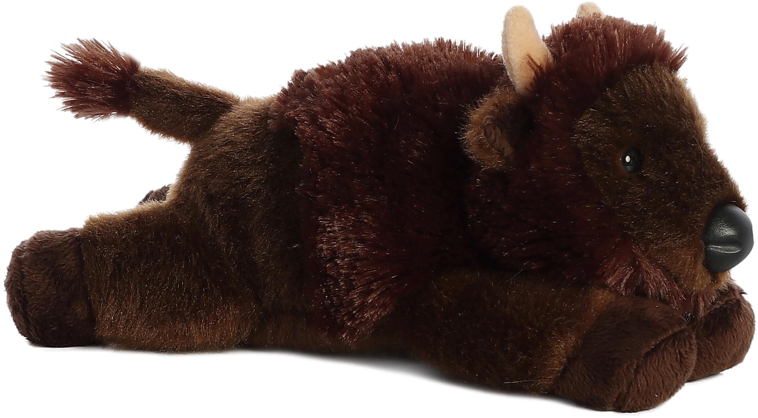 Aurora Adorable Mini Flopsie Plains Bison Stuffed Animal 8 Inches | Soft & Cuddly Toy - main product image