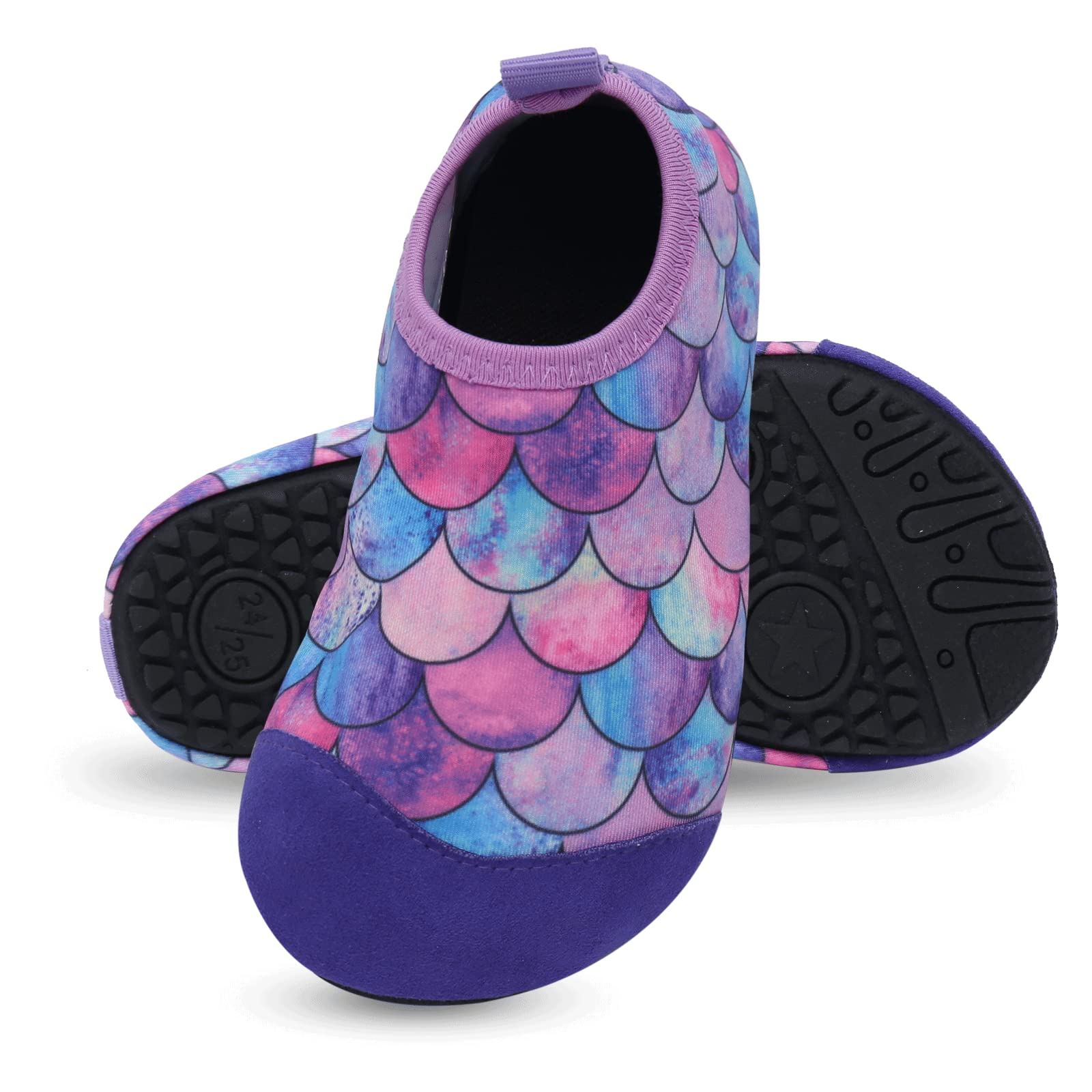 Zapatos de Agua para Niños Escarpines para Niño y Niña Zapatos de Playa Descalzos Antideslizantes Zapatos de Natación para Piscina de Playa