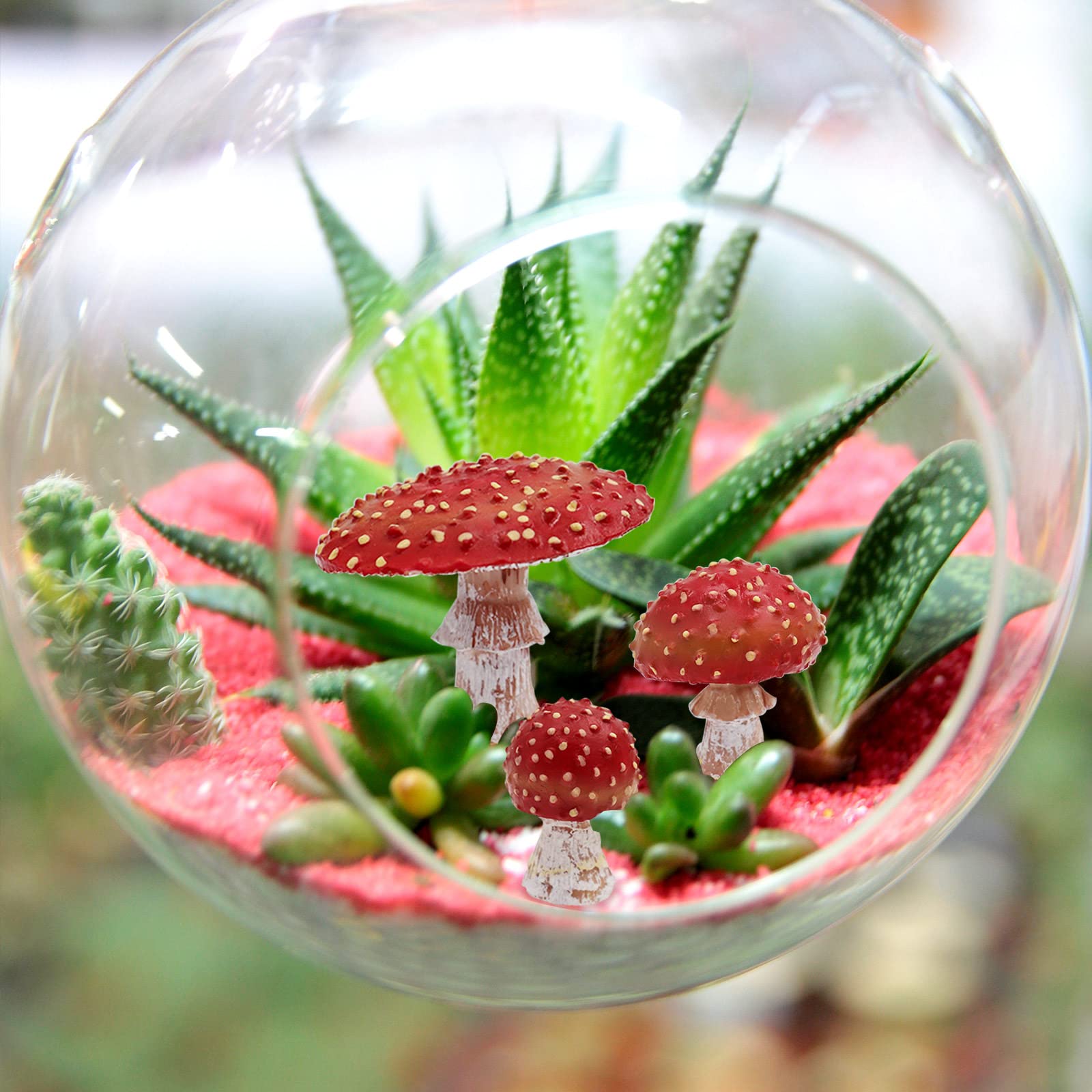 Funghetti Da Esterno Funghi Ceramica Per Giardino - Decorazione Colorata  Per Interni Ed Esterni Funghi Colorati Vasi, image size:1600x1600