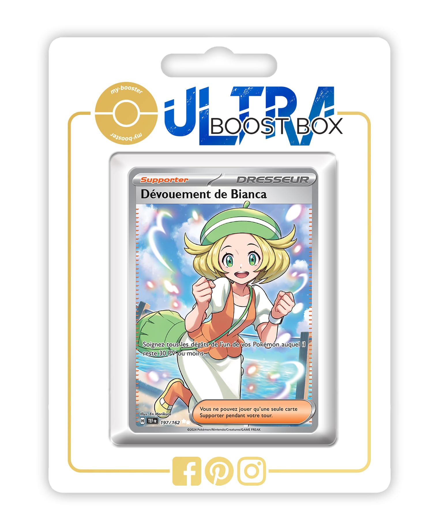 Dévotion de Bianca (Bianca's Devotion) 197/162 Shiny Full Art Trainer -  Ultraboost X Écarlate et Violet 5