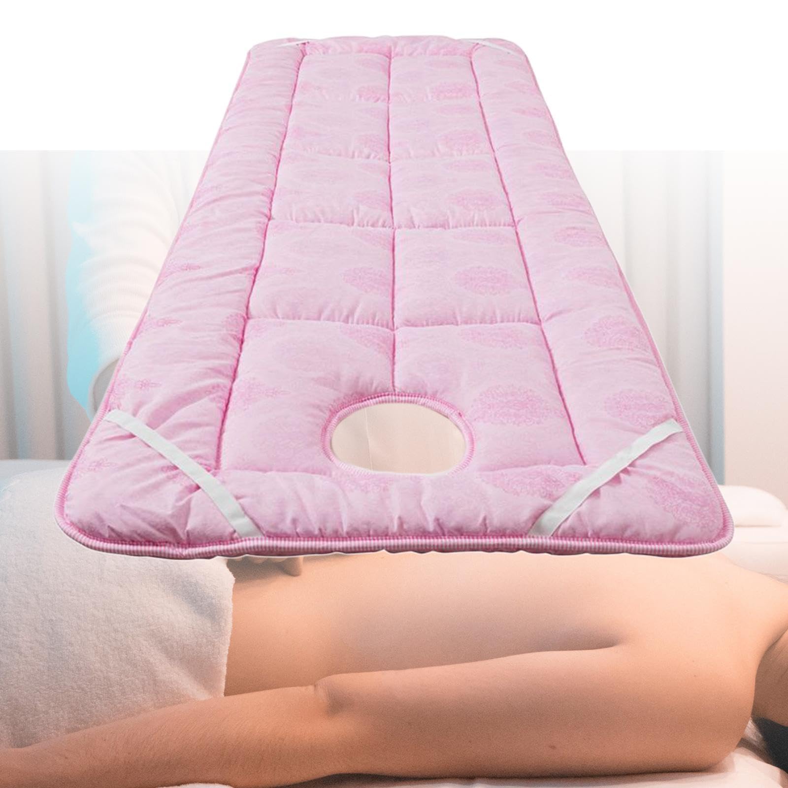 Fundas para Camillas De Masaje y SPA, Protectores Antideslizantes para Camillas De SPA con Orificios De Ventilación, Sábanas para Camillas De Salón De Belleza, SPA.,3,80 * 190cm