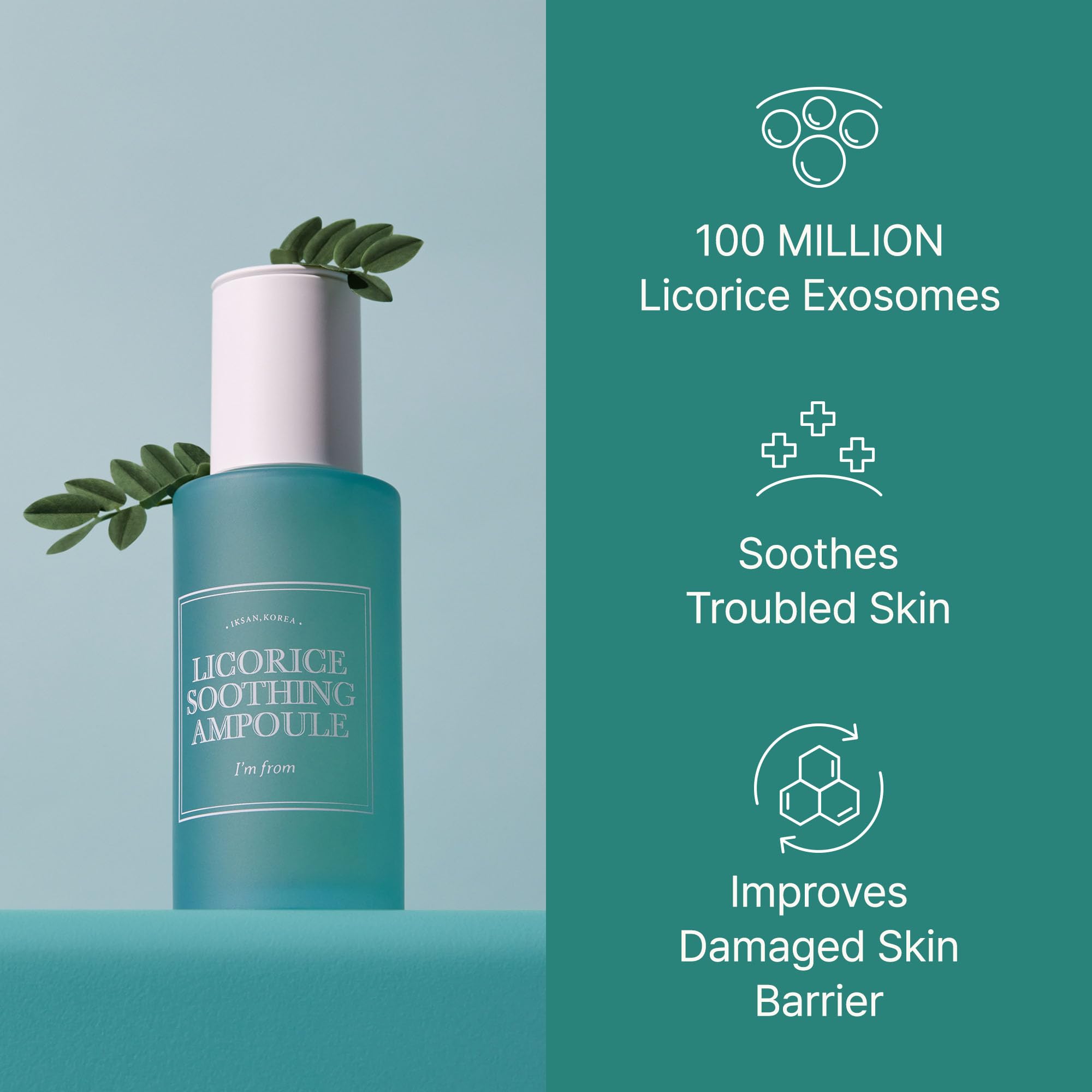 Amazon.com: I'm from Licorice Soothing Ampoule, 73% Korean