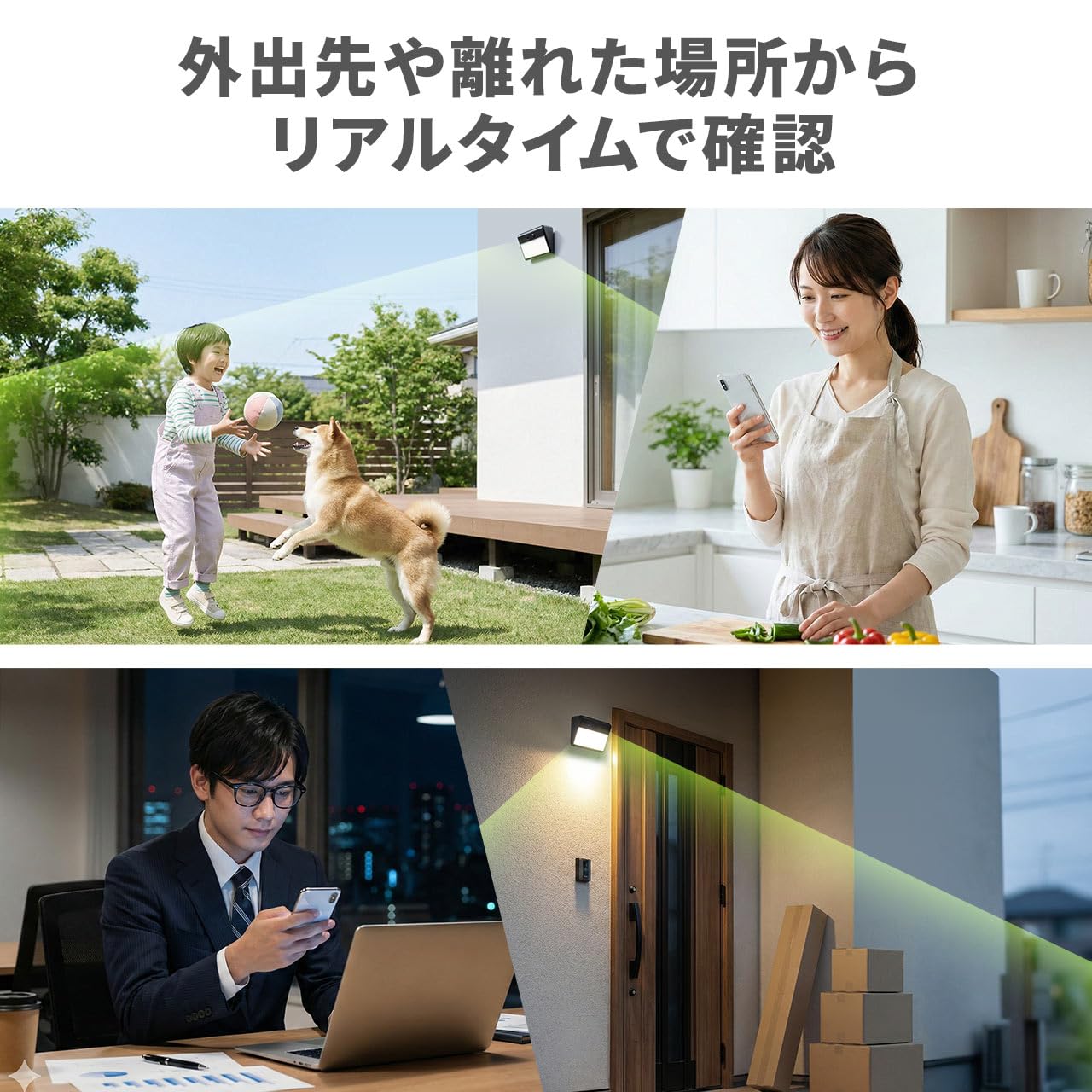 Amazon.co.jp: サンワダイレクト 防犯カメラ ソーラー 屋外 Wi-fi 人感