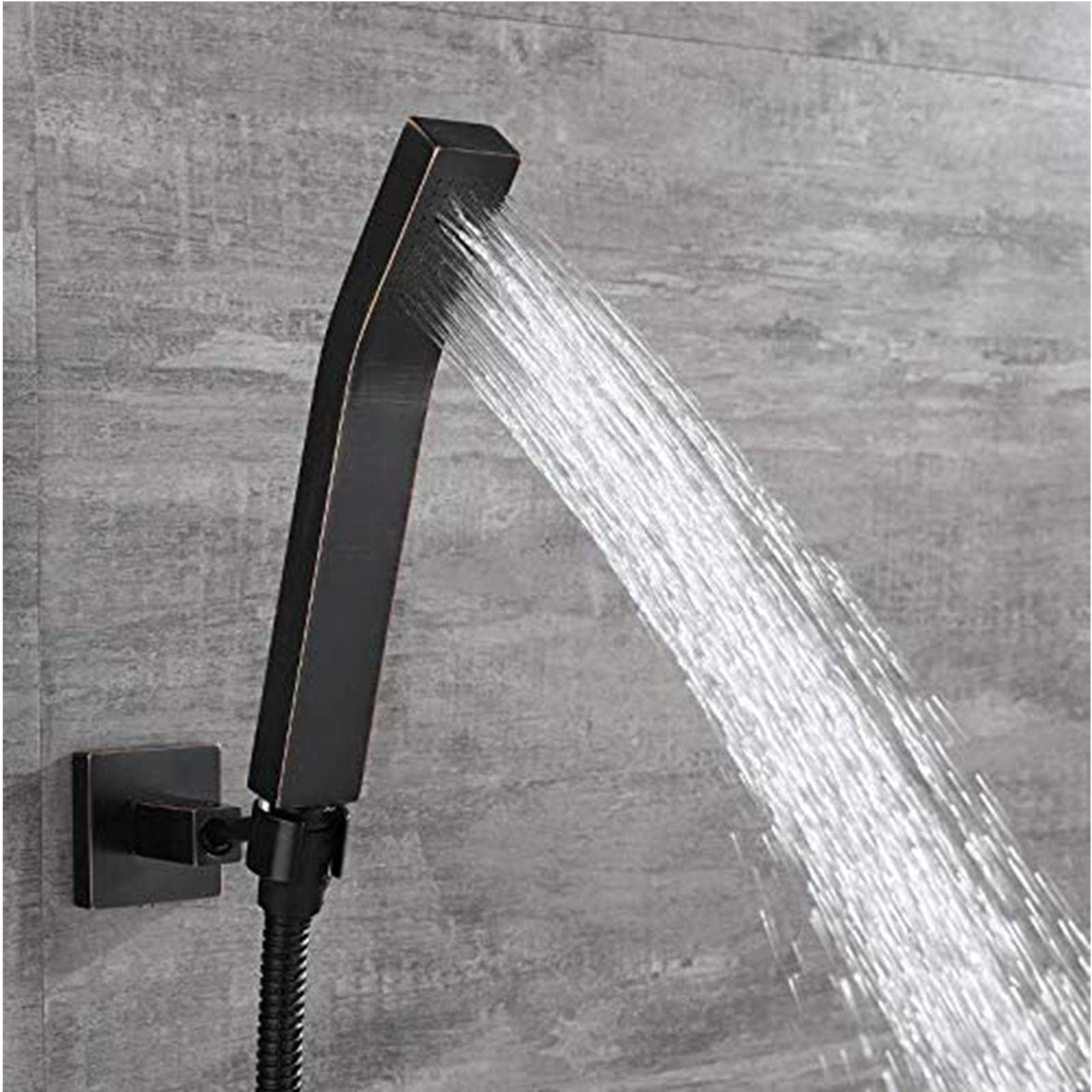 Pistolet prysznicowy, Jednouchwytowa bateria wannowa(Black)