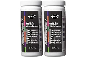 Aquachek 7-Way Pool and Spa Test Strips: Keep Your Water Crystal Clear