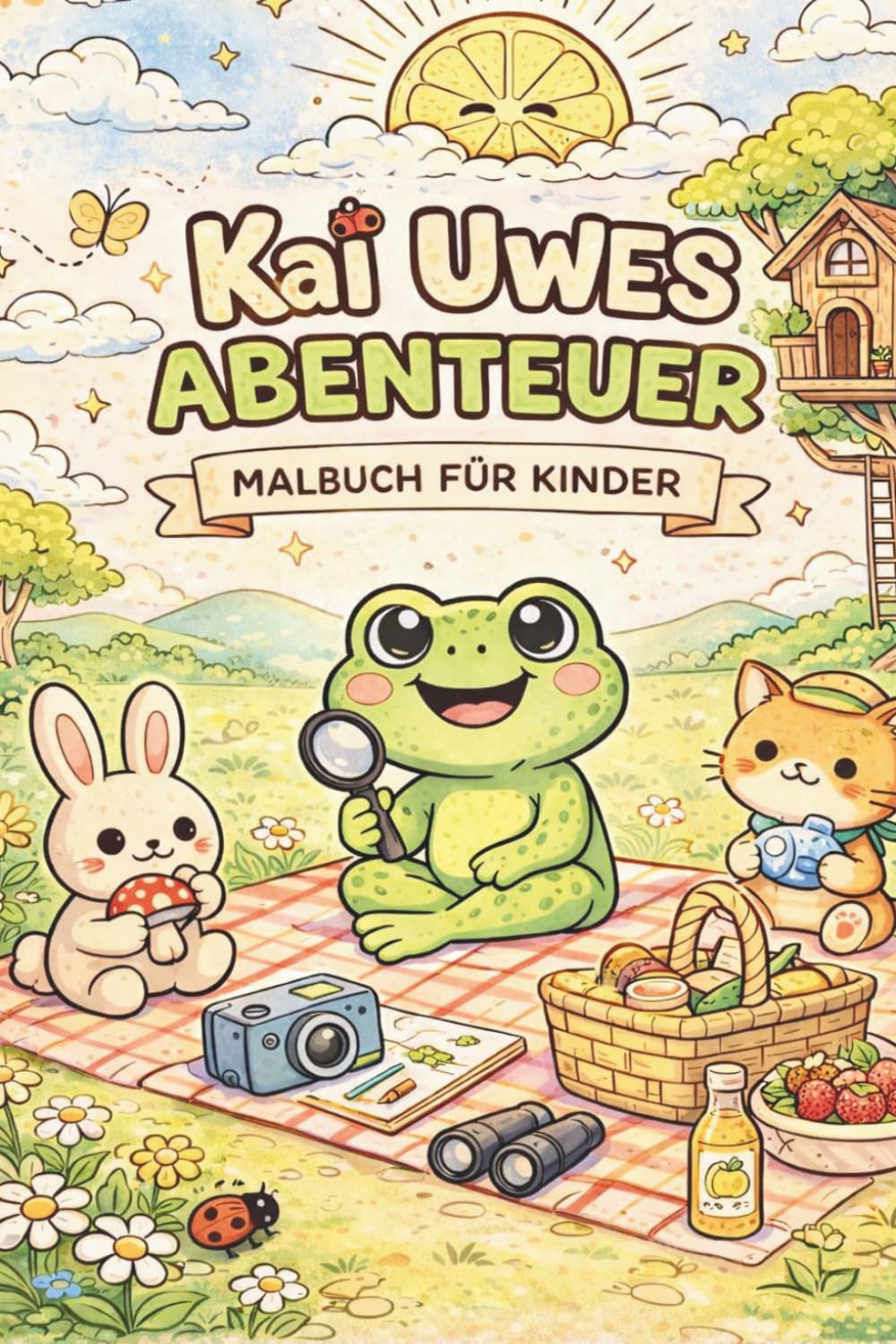 Kai Uwes Abenteuer: Malbuch für Kinder