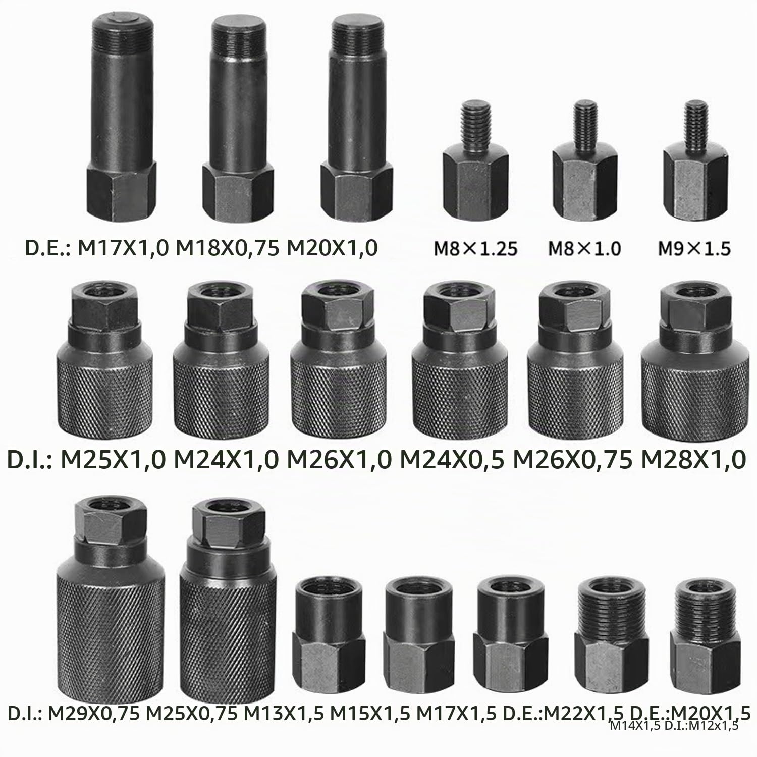 Extractor de Inyectores Diesel, Extractor Inyectores, 21PCS Herramienta de Reparación de Inyectores de Coche