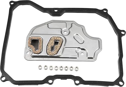 X AUTOHAUX 09G325429A 09GAQ250 Juego de juntas de cárter de aceite de filtro de transmisión de coche para Volkswagen Beetle 2.5L 2006-2008 para