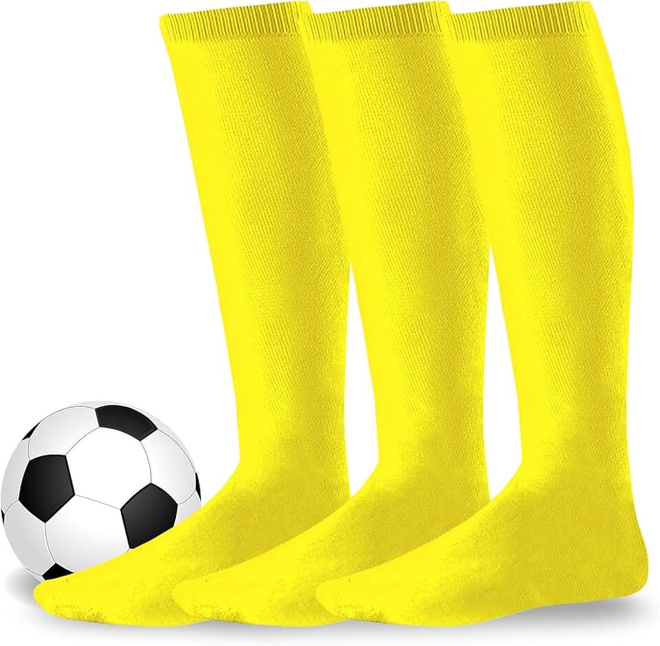 yellow soccer socks