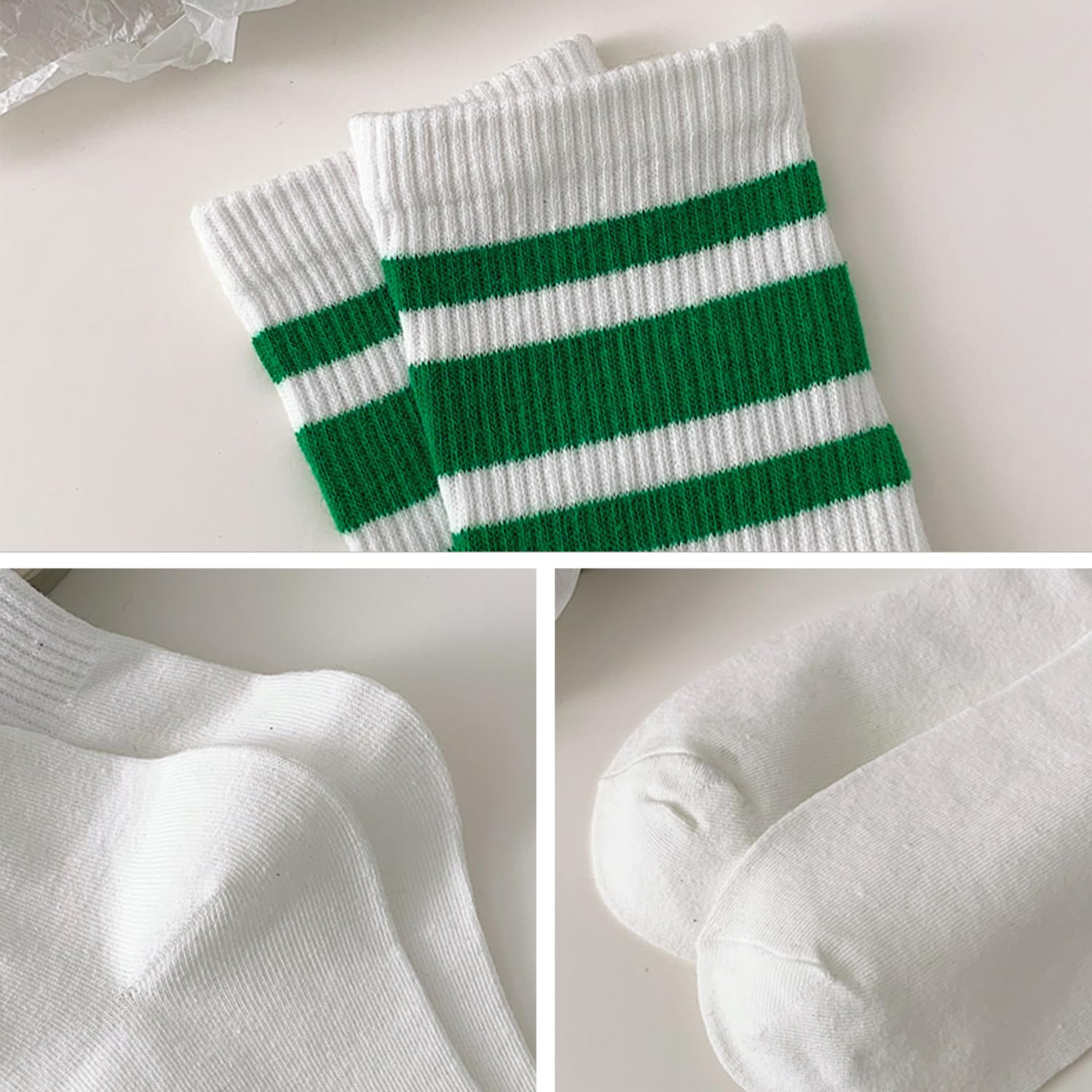 Juego de 3 bandas para el sudor con 1 par de calcetines, banda deportiva para el sudor, pulseras de rizo, pulseras de baloncesto