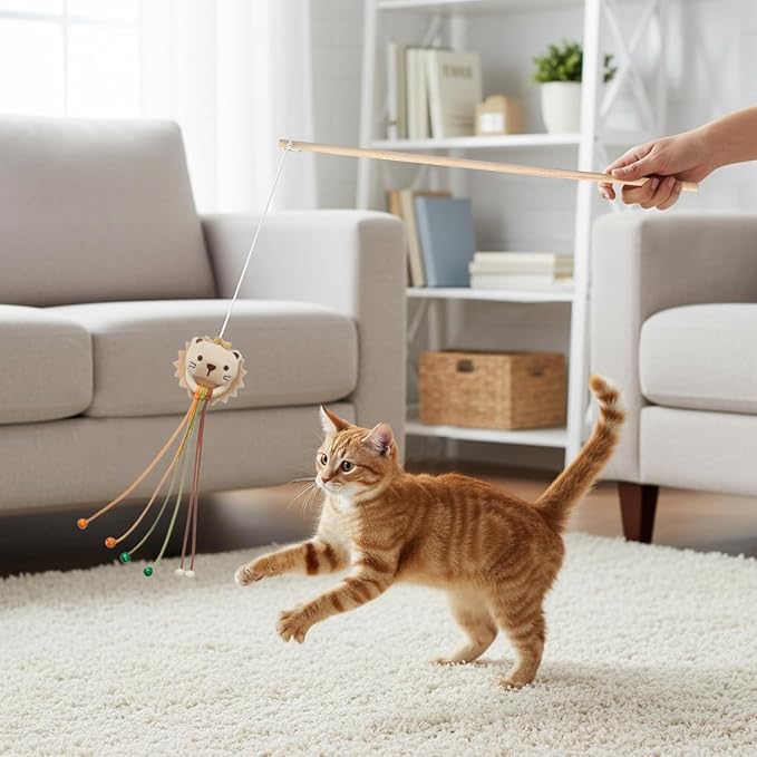 Set de 2 varitas de juguete para gato miniatura 5