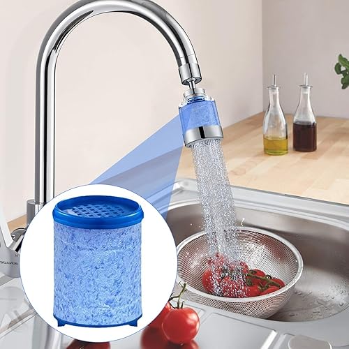 Miniatura 6 de Paquete de 10 cartuchos de filtro de agua para fregadero, reemplazo de filtro de agua para grifo, cocina, baño, filtro de fregadero, elimina cloro,