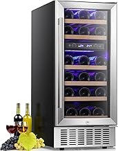 Antarctic Star Wine Fridge,15 Inch Wine Cooler Refrigerator Under Counte...