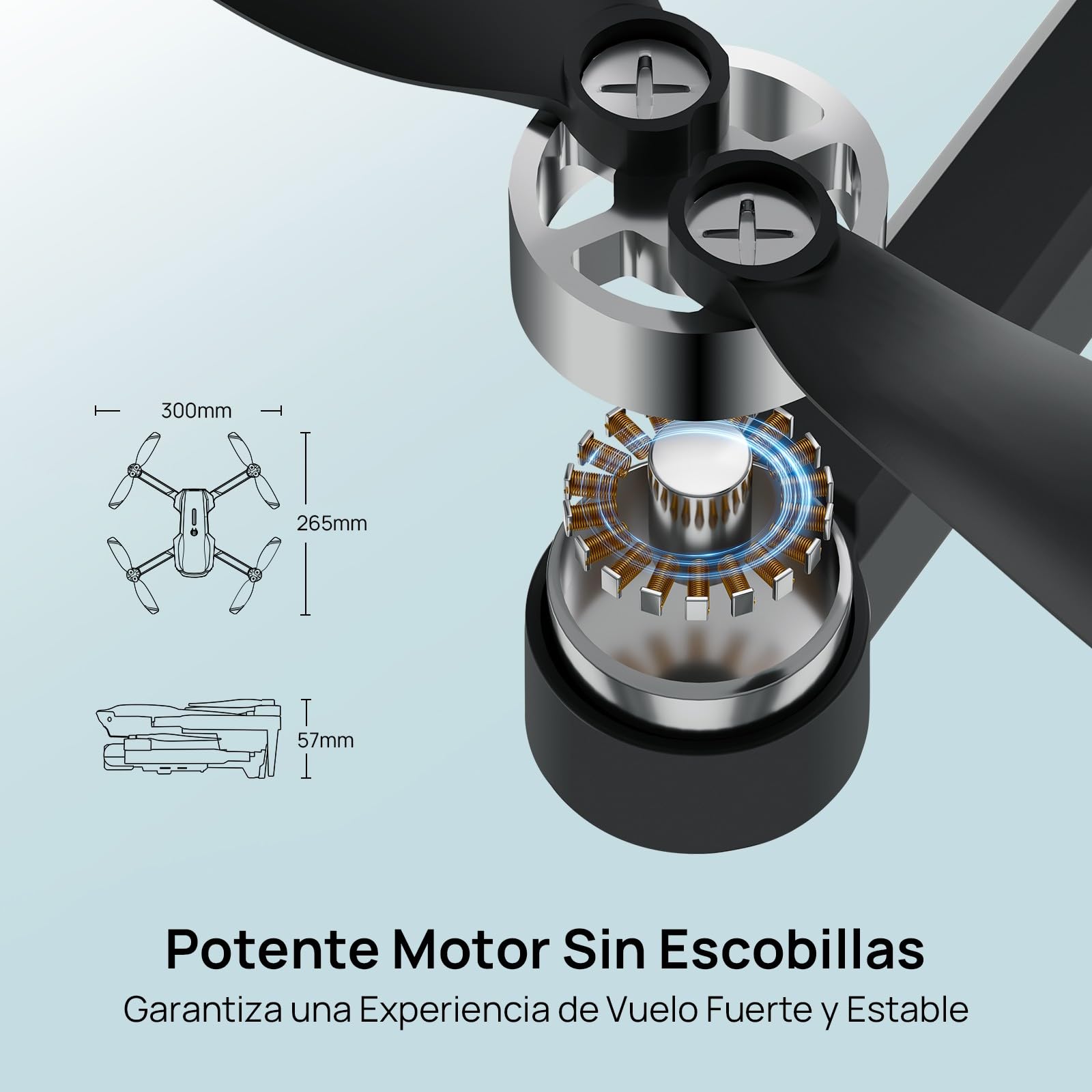 Ameta Drones con Camara 4K para Adultos, S20 Lite Dron para Niños Motor Brushless, Mini Drone FPV con 36min de Vuelo/Altitud Retención/Vuelo Círculo, Juguetes Regalo para Niños, Menos de 249g