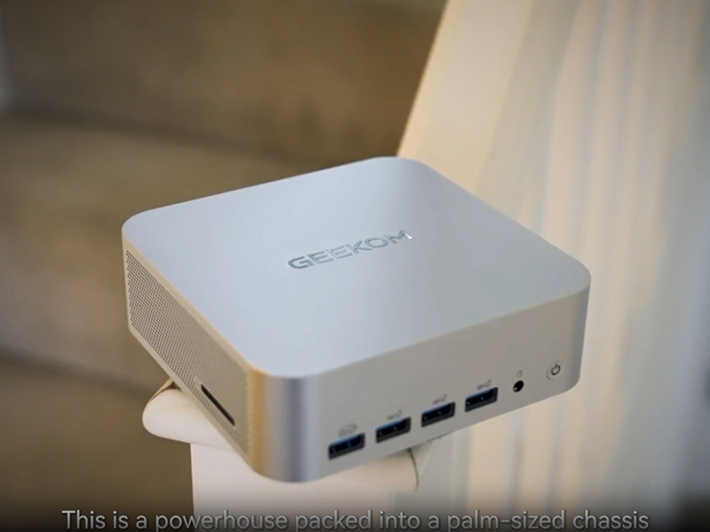 GEEKOM A9 Max AI Mini PC, with AMD Ryzen AI 9 HX 370 (80 Tops