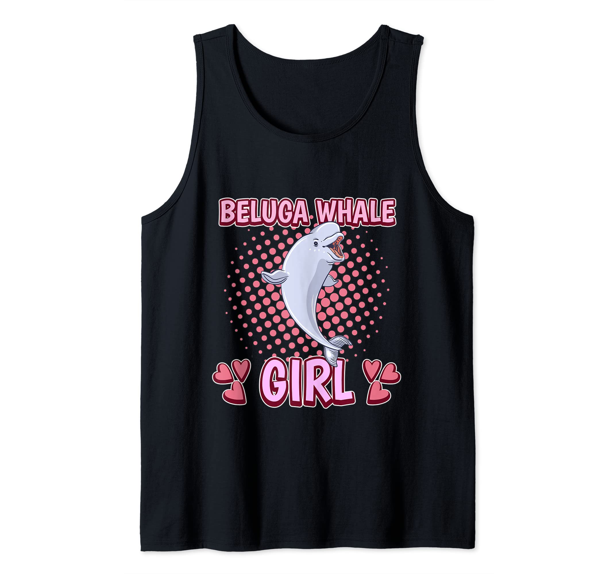 Womens Beluga Whale Girl Beluga Whale Tank Top