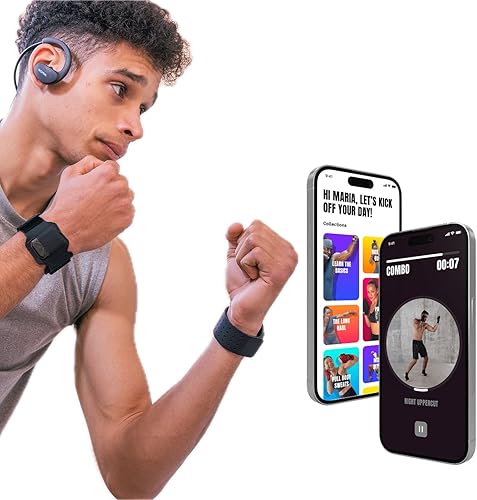 Sensores Bluetooth Rastreador de Golpes para Saco Pesado y Boxeo de Sombra, Se Adapta a Sacos Colgantes y de Pie, Ideal para Principiantes y