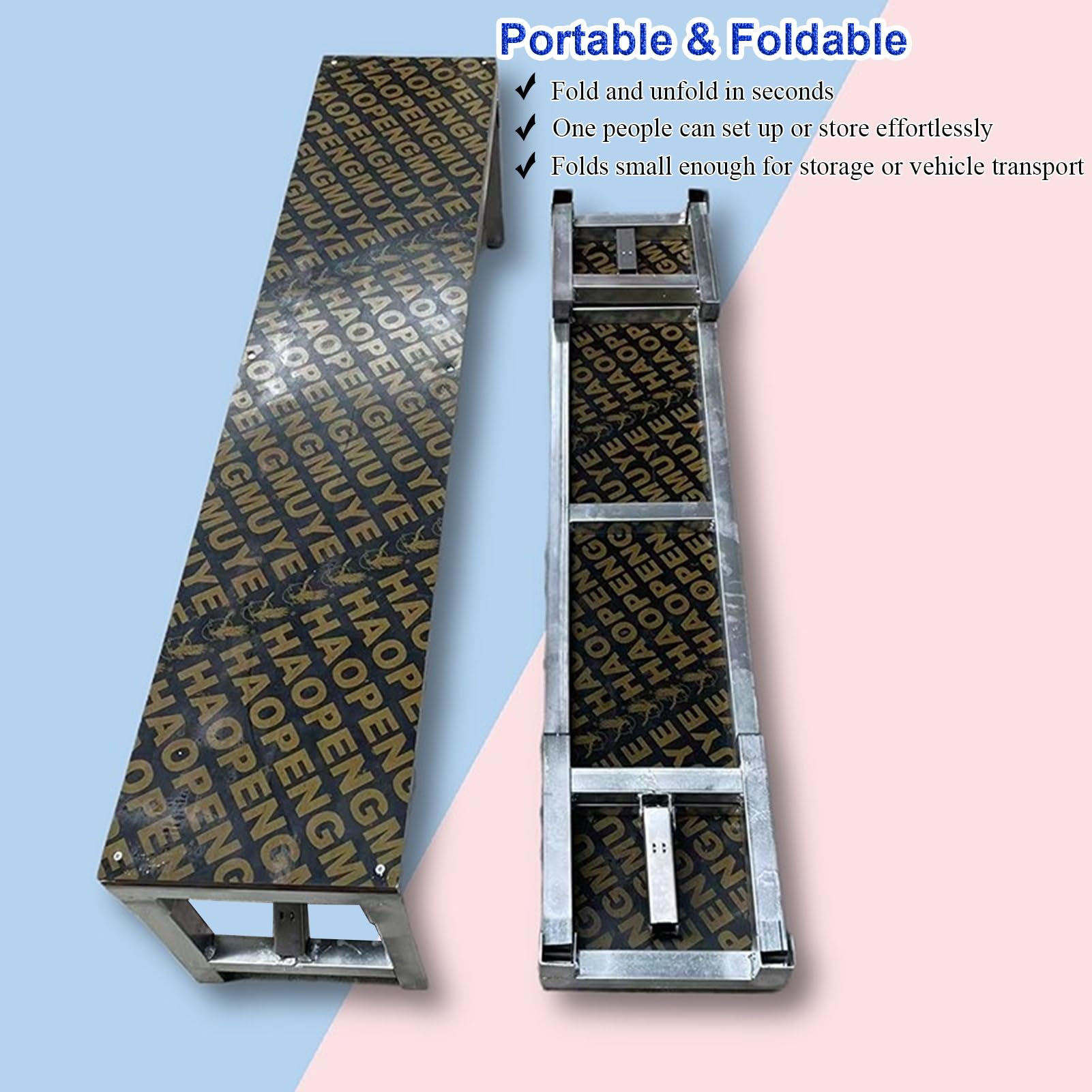Estrade Escalier de Scène Pliable et Portable, Petit, Plateforme pour Spectacle, Marches pour Chœur, Escalier Événementiel à une Marche(H30cm(11 3/4"))