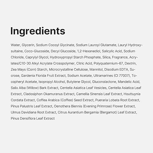 Miniatura 8 de medicube Limpiador profundo facial Zero Pore Clear Blue Capsule, para textura de piel, puntos negros y cuidado de poros, suave, AHA, BHA y PHA para