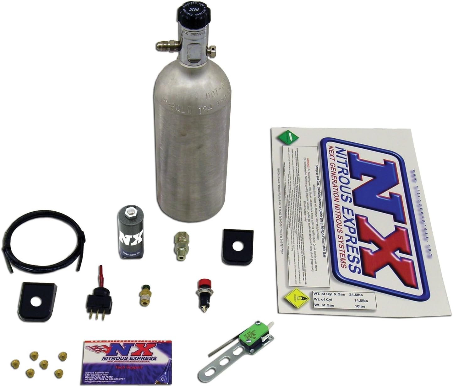 Nitrous Express 60000 Incognito Dry Nitrous System with 1.4
