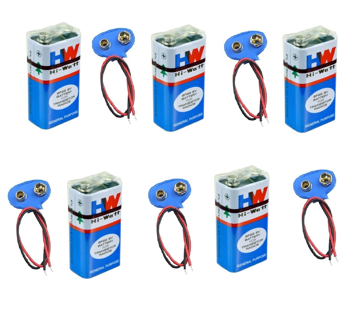 AVS COMPONENTS HI WATT 9V Battery with Battery Cap for DIY Science Projects Pack of 5 Pcs (B08HH6QDGP) Amazon Price History, Amazon Price Tracker