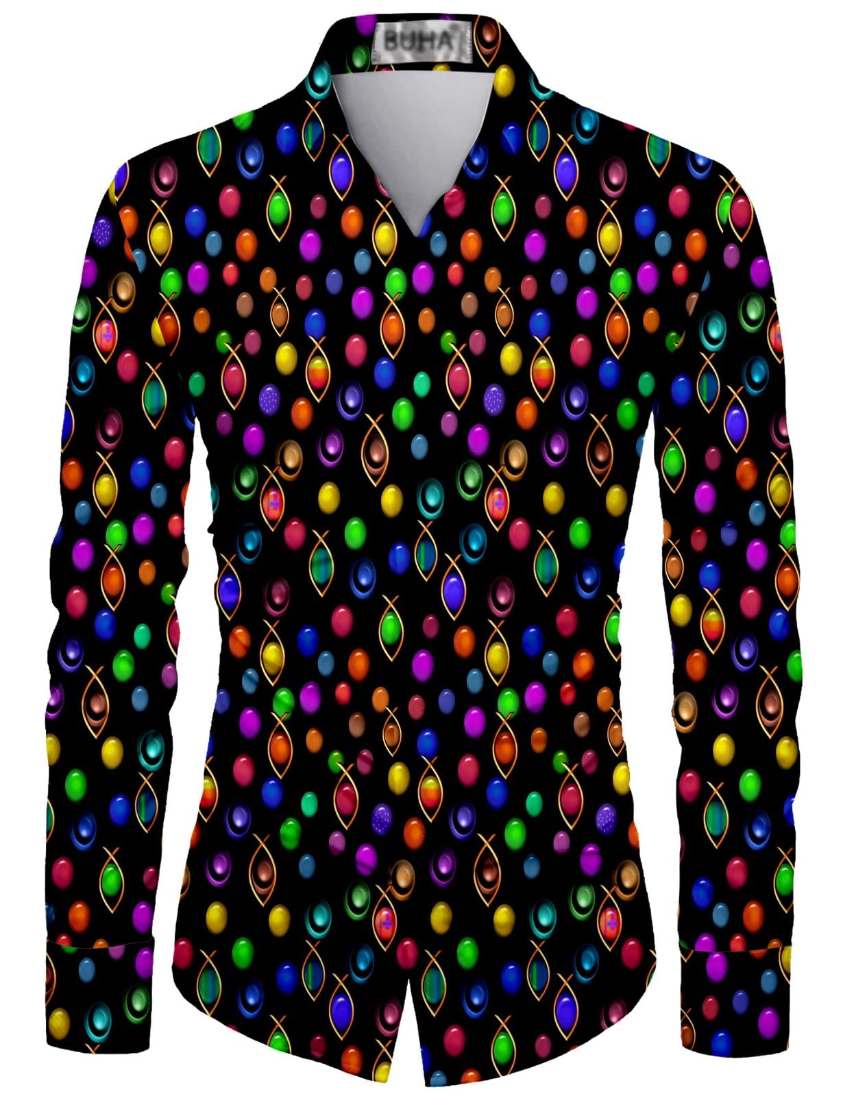 Digital Printed Men’s Unstitched Shirt Fabric – 2.25 Meter Soft Cotton Material for Casual & Formal Wear-image-3