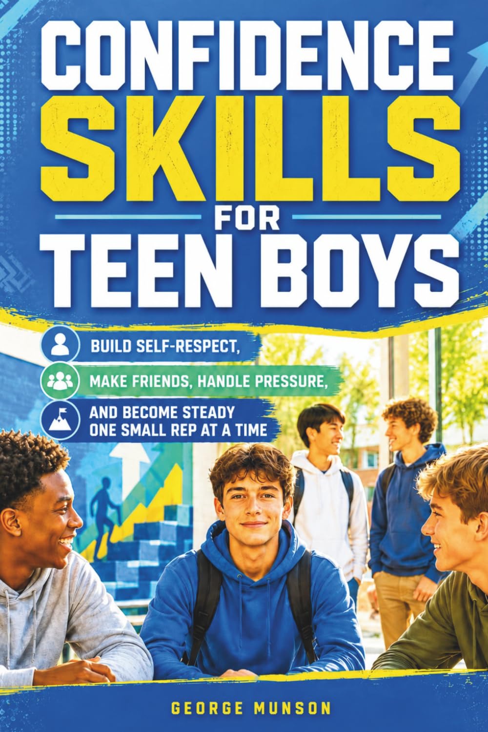 Confidence Skills for Teen Boys: Build Self-Respect, Make Friends, Handle Pressure, and Become Steady One Small Rep at a Time