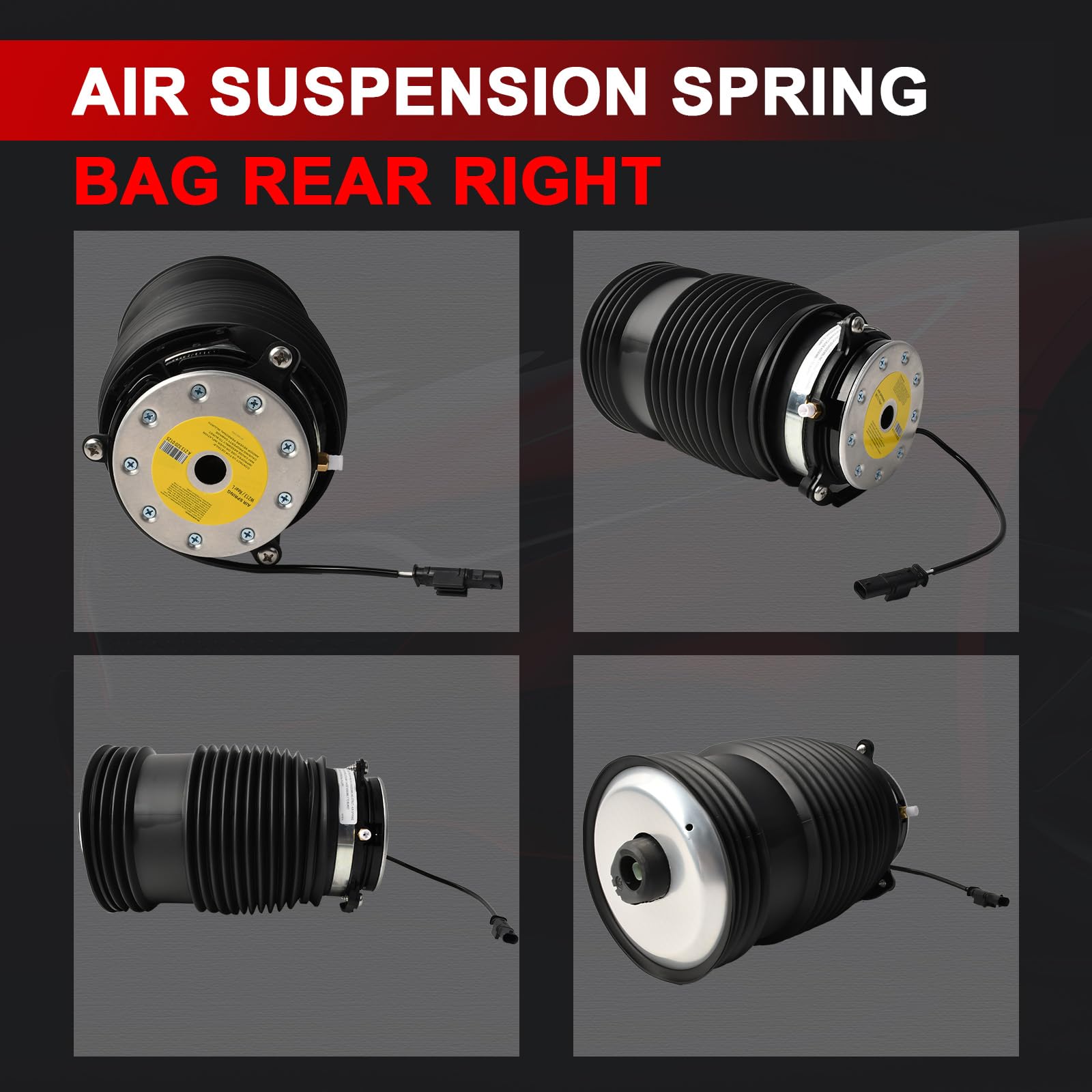 Resorte neumático eje trasero derecho adecuado para Mercedes Clase E W213 CLS C257 GLC X253 reemplaza números OE 2133200225 A2133200225 Bolsas de resorte de suspensión neumática