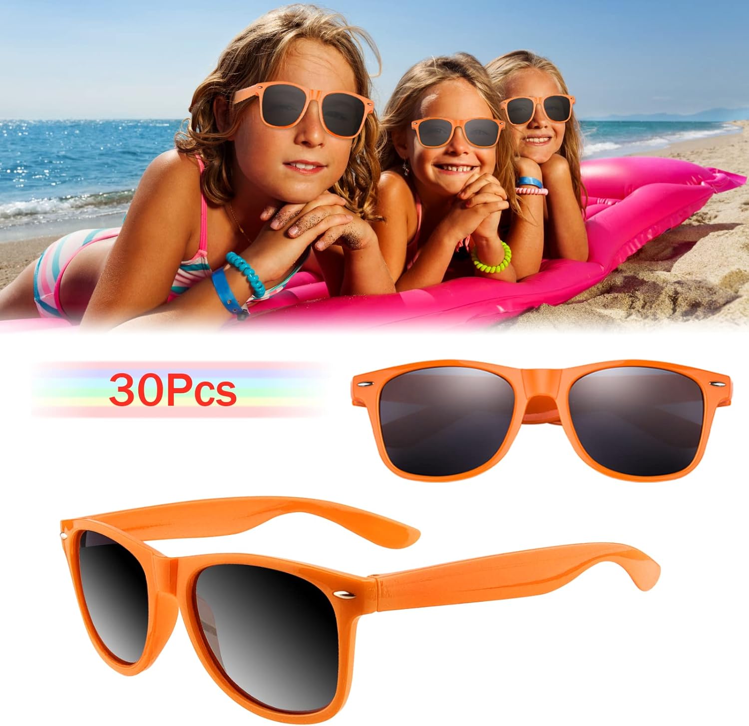 FEPITO Party Sunglasses Kids Sunglasses Bulk for Birthday Party supplies