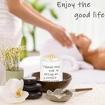 Best Friend Birthday Gifts for Women, Funny Graduation Friendship Sister Coworkers Bestie Mom Gag Gift for Her, Lavender Scented Candles