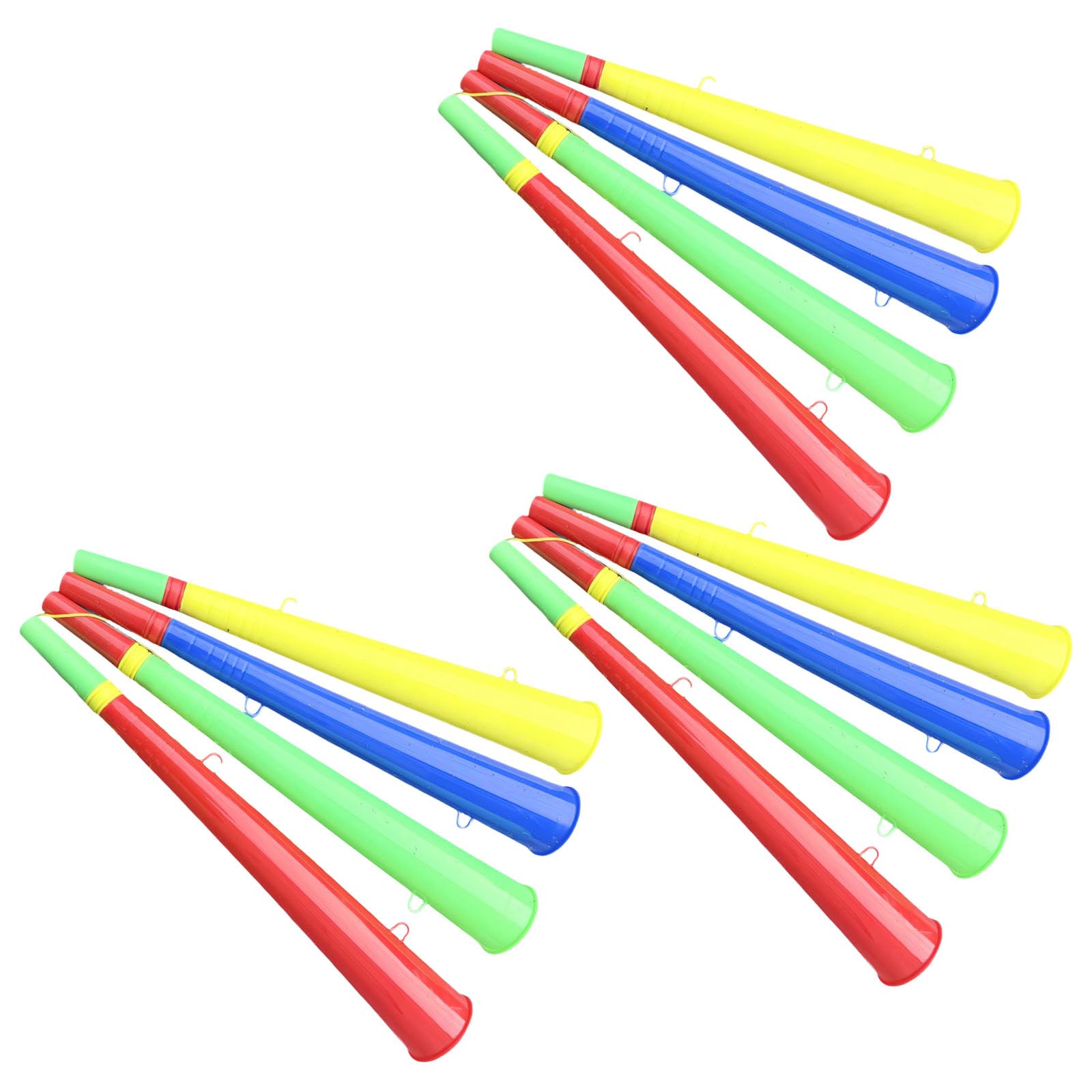Elnwnnkc 12Pcs Party Horns Random Color High Pitched Trumpets for Birthday Celebration Game Festival Gatherings Party Makers
