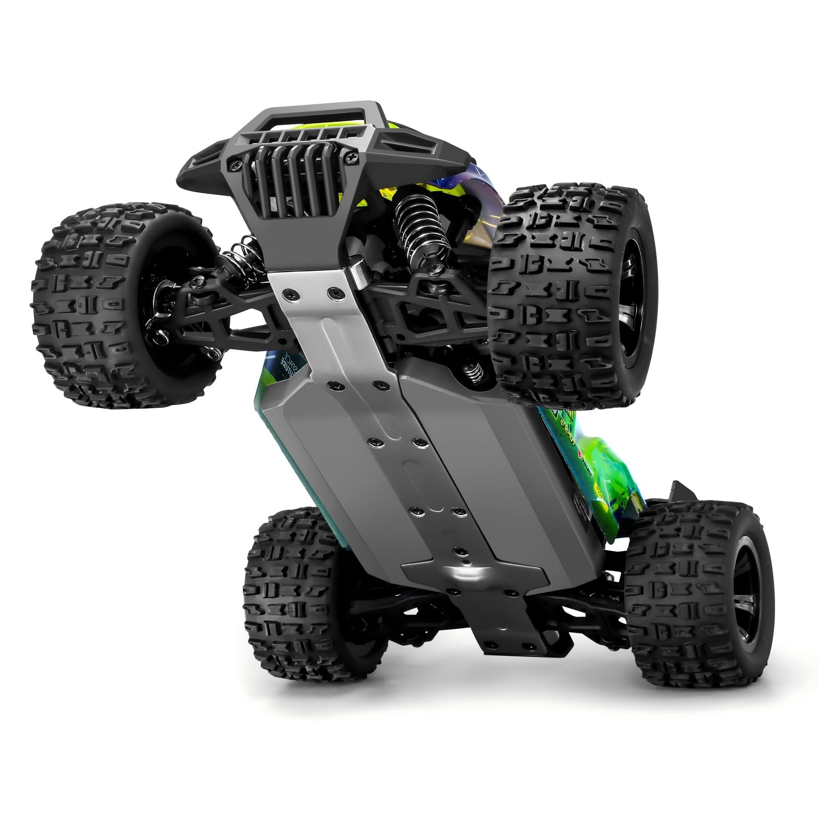 YONCHER 18101 Coche Teledirigido Adulto, 1:18 40KM/H RC Coche, 4WD Offroad RC Truck,4x4 Crawler con 2 Baterías 70+ Minutos para Niños