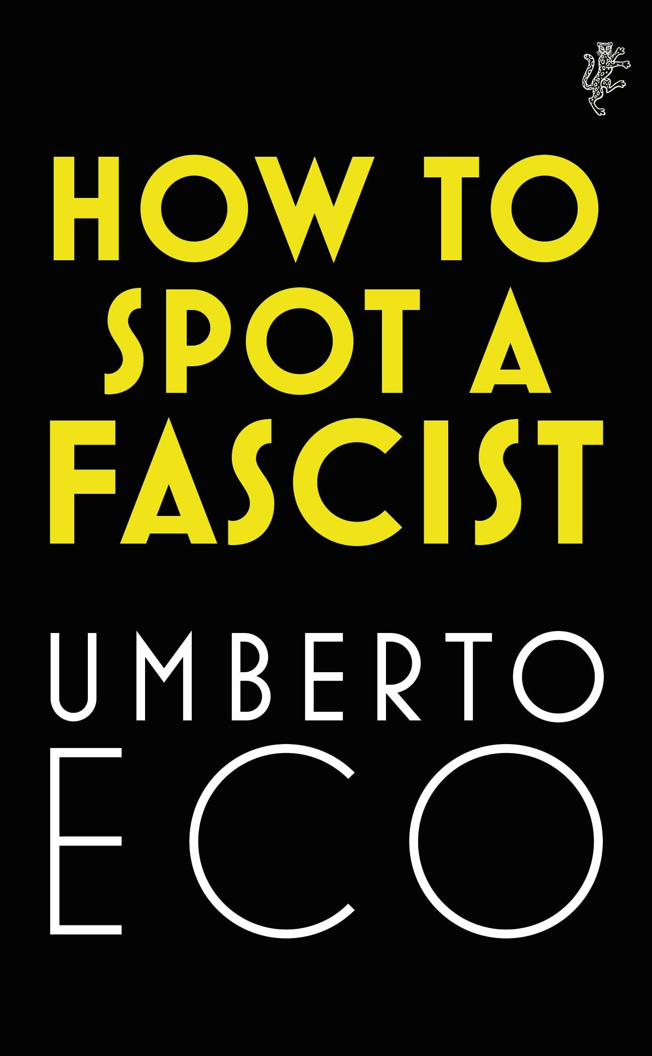 How to Spot a Fascist Paperback – 15 September 2020