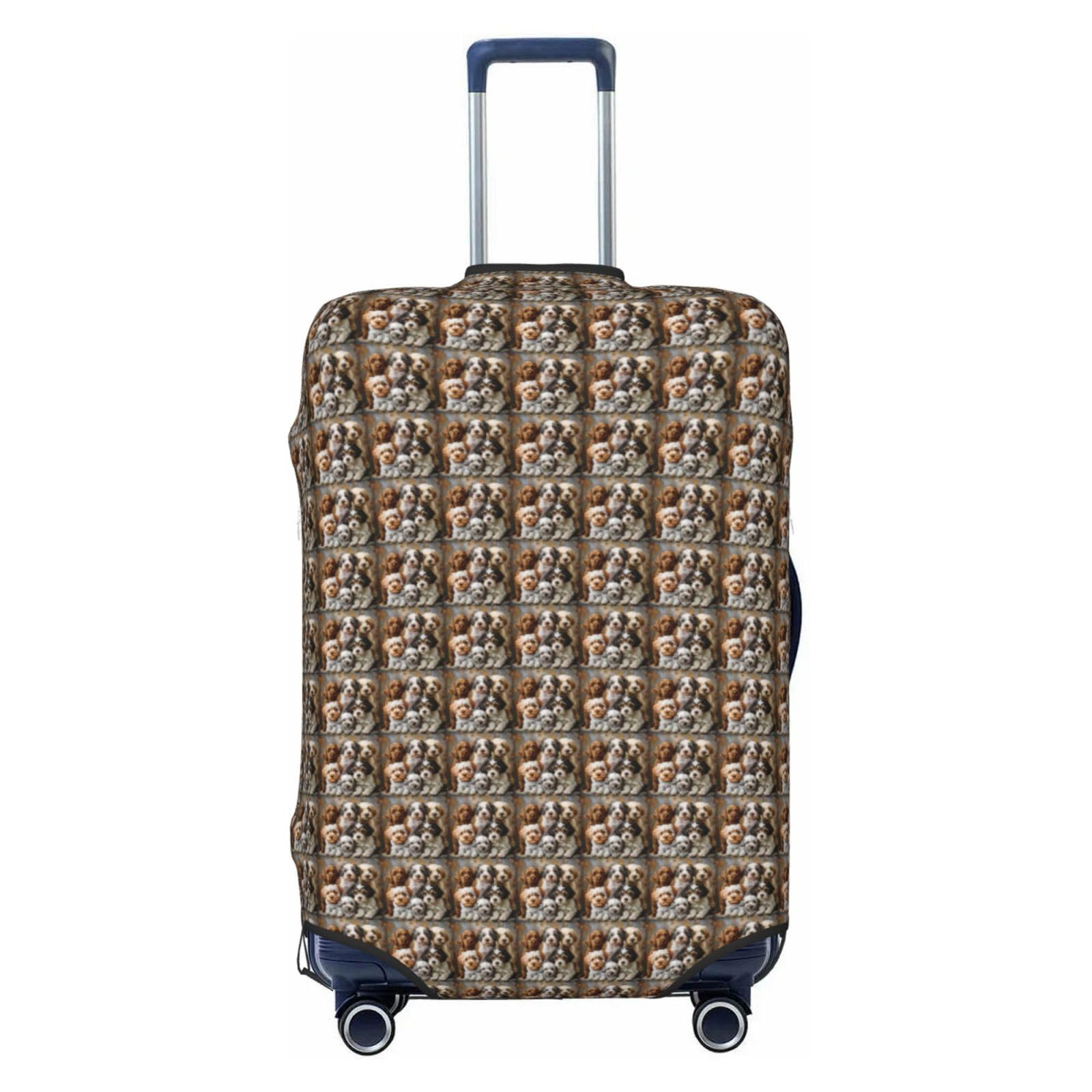 Housse de protection élastique pour valise lavable extensible Noir XL - 8