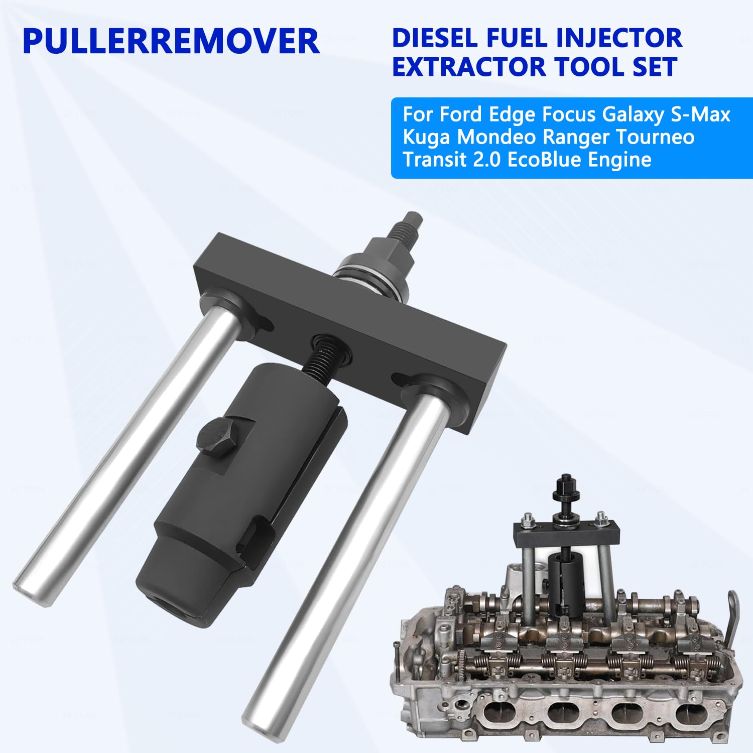 ZKTOOL Estrattore per Iniettori di Carburante Diesel per Ford 2.0