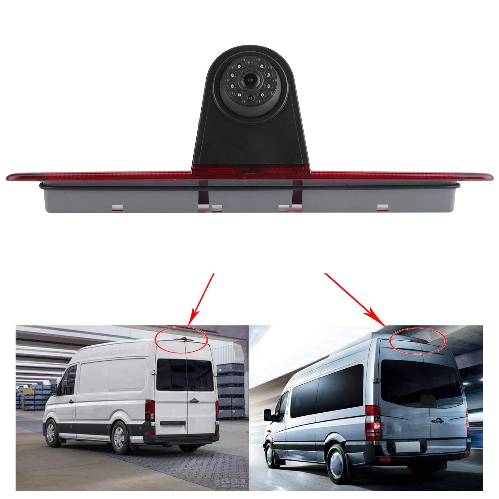 LED światło Stopu Tylna Kamera Widokowa Sprinter High