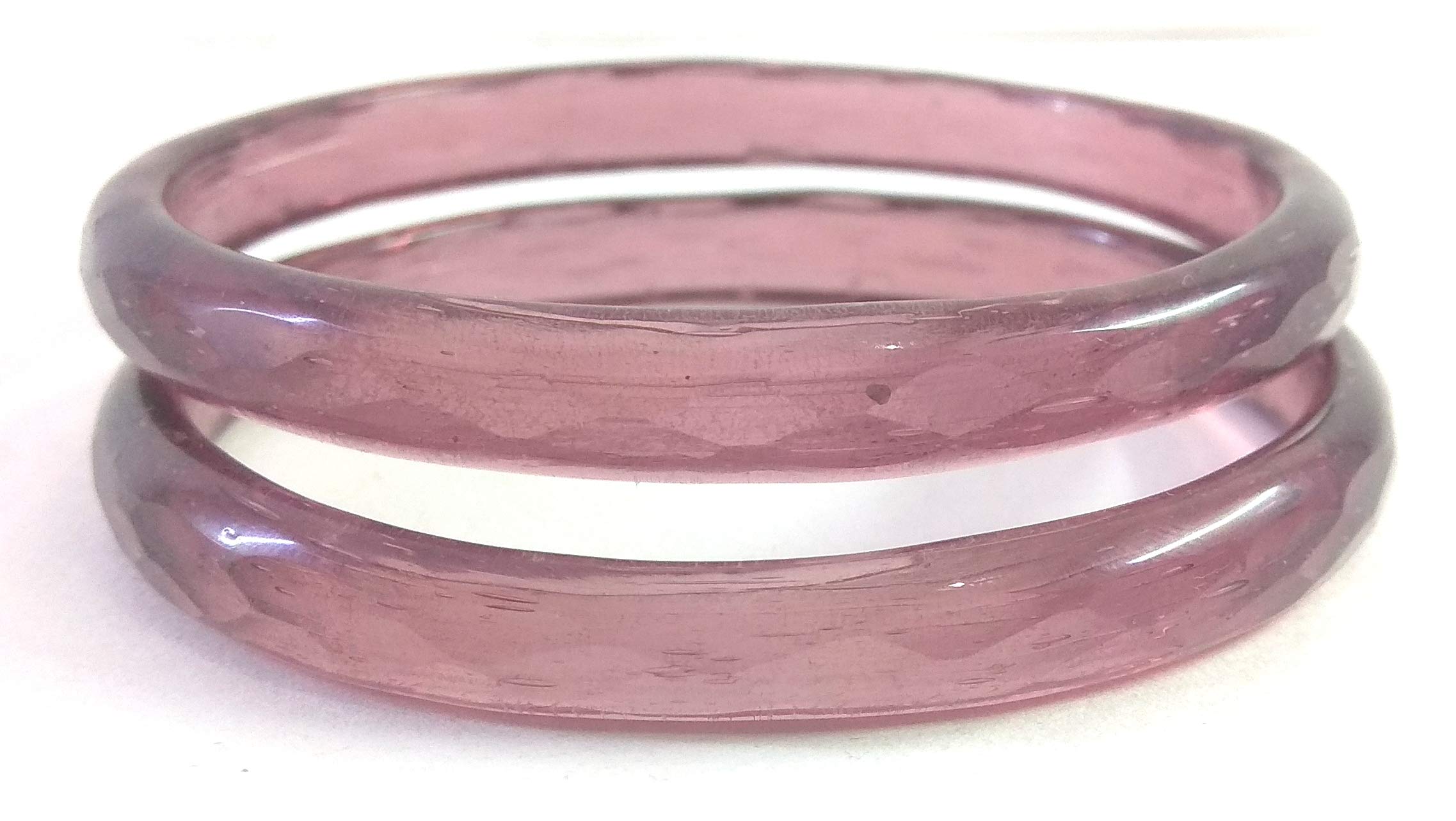 SBS Diamond Pattern Crystal Glass Bangles pack of 02 Kangan for women and girls