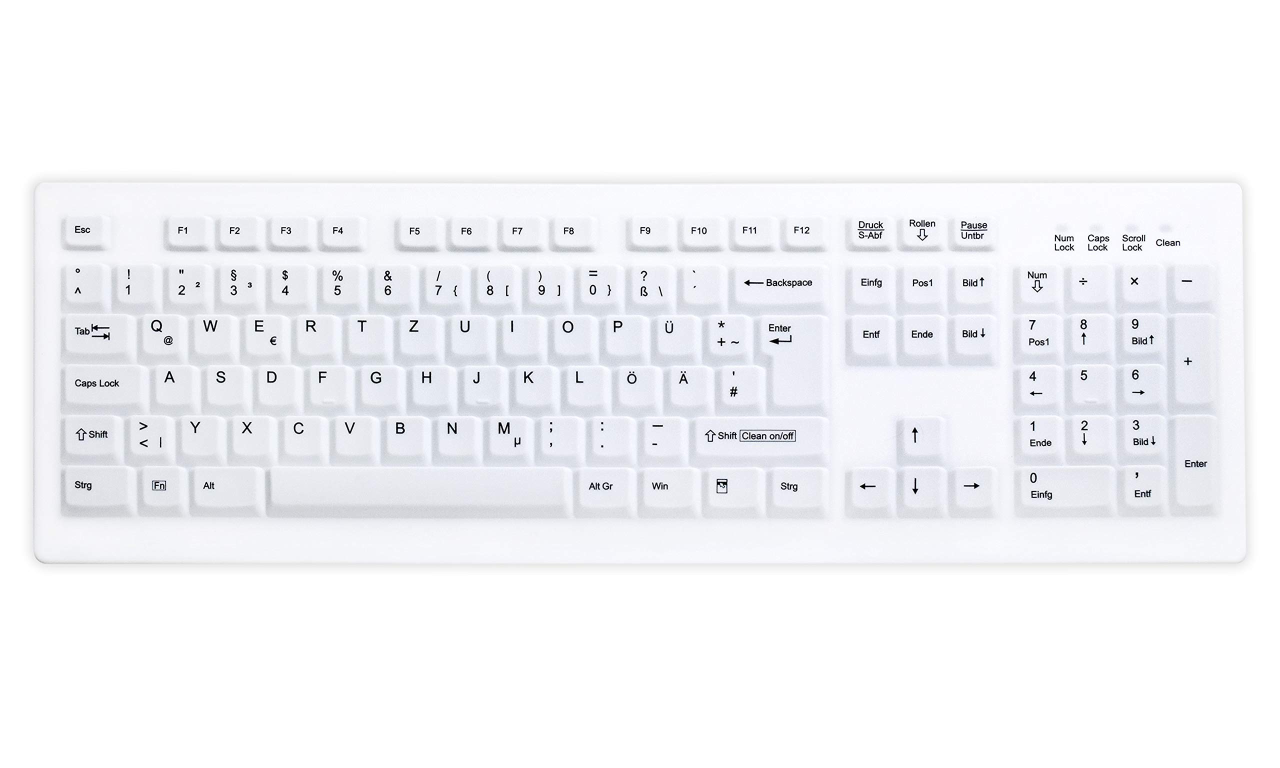 Active Key AK-​C8100F USB Tedesco Bianco