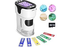 LAKWAR Portable HD Microscope for Kids & Adults: Unveiling the Microscopic World with Clarity