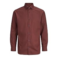 JACK & JONES Camicia Formale Slim Fit Corcra M