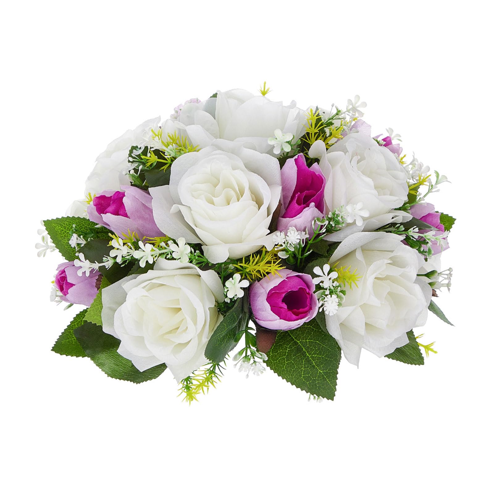 YROHGKPN Artificial Flower Arrangements Flower Bouquets for Wedding Party Centerpieces Valentines Day